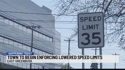 Vote to lower speed limits in East Greenbush